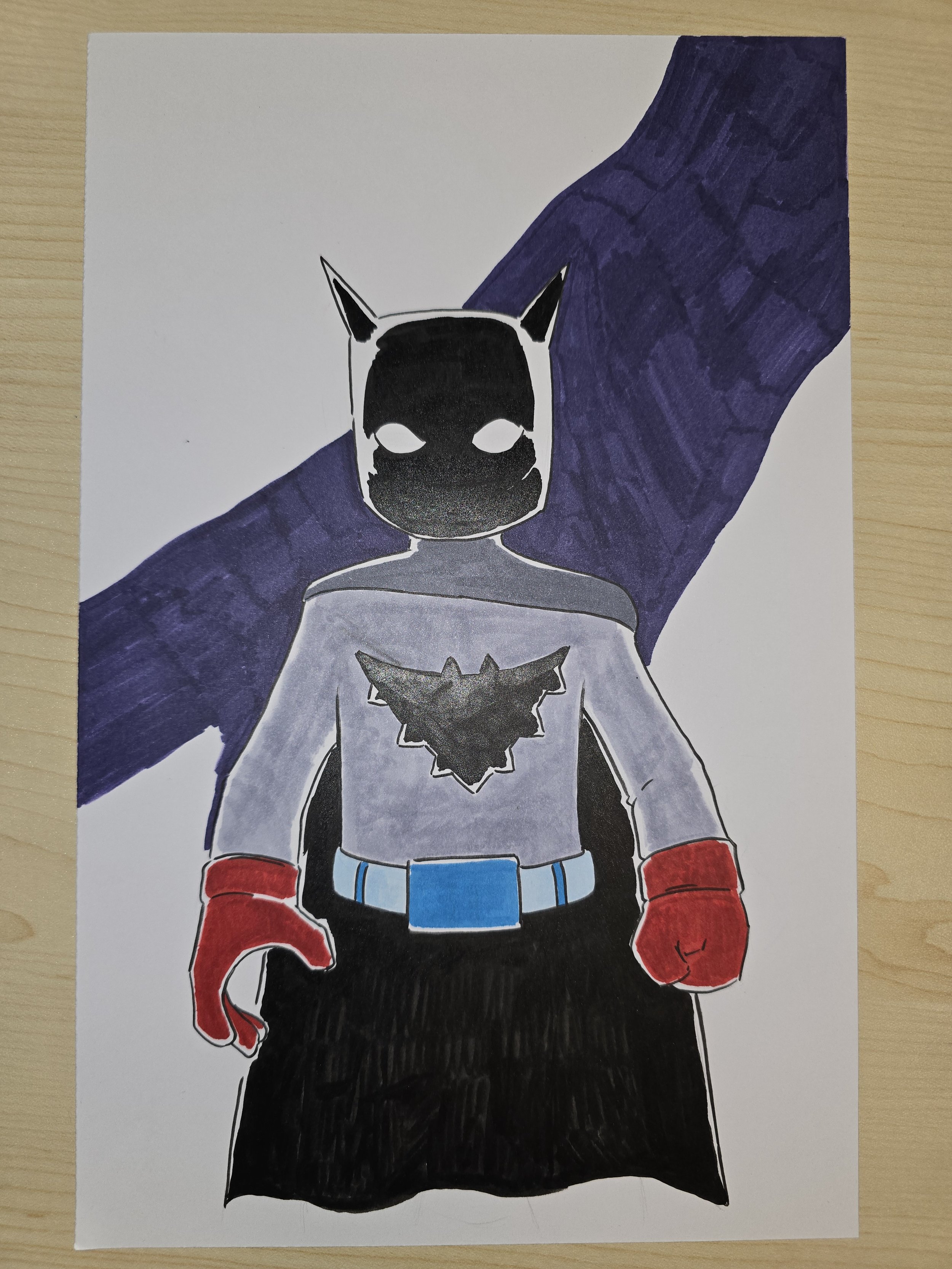 Sadness is running out of a marker color in the middle of work.