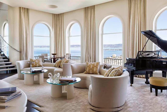 PENTHOUSE Living Room at 945 Green