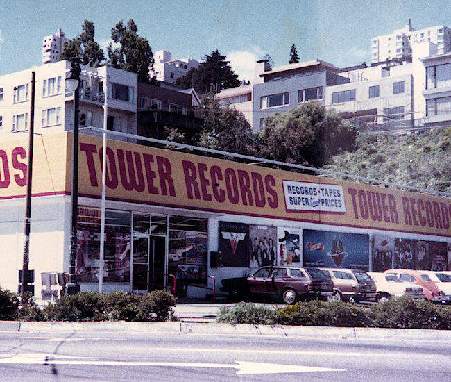 When the only place to buy music was Tower Records. 