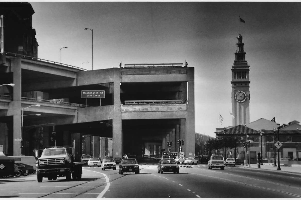 When you drove on the never completed Embarcadero Freeway. 