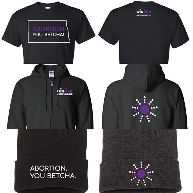 Four new merch items- hot off the press! We&rsquo;re amping up our virtual Fund-a-Thon with the debut of some quarantine approved, comfy cozies. Send us a DM of what you&rsquo;d like and we&rsquo;ll curbside deliver by April 26th- the date of our virtual Fund-a-Thon. Make a donation to our &ldquo;donate page&rdquo; and include the details of your order (what you&rsquo;d like, size) Suggested donation: $20 for hat or shirt, $40 for sweatshirt &gt;swipe for larger images&lt;
*deliveries are only available in the Fargo, Moorhead, and WF area*
#FThon2020 
#abortionfund
