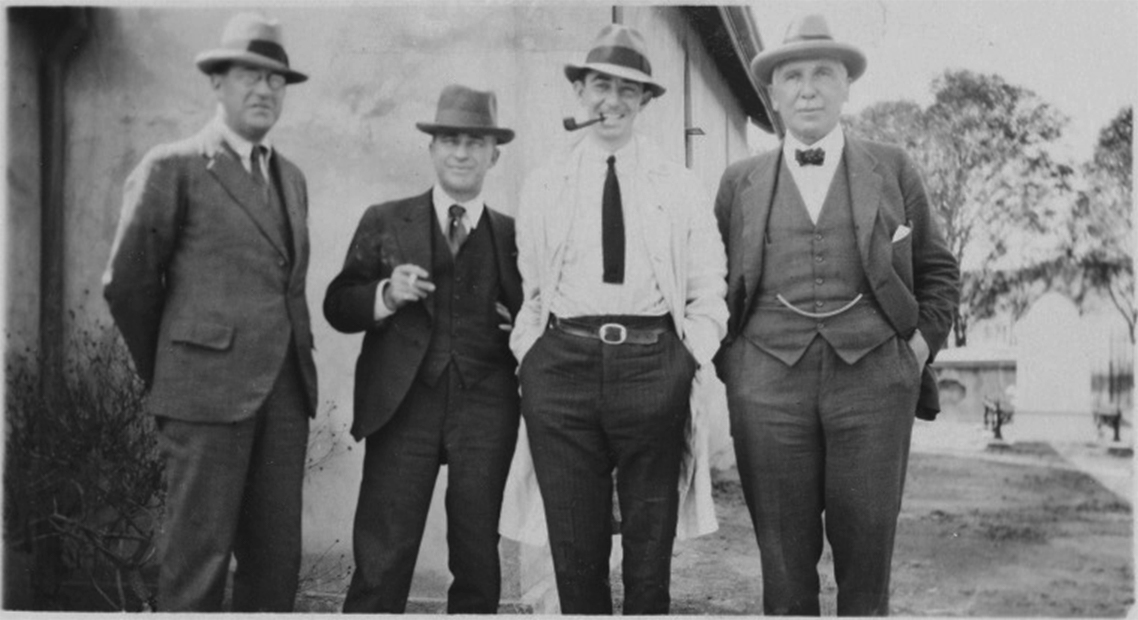 Harold Boas on the Left
