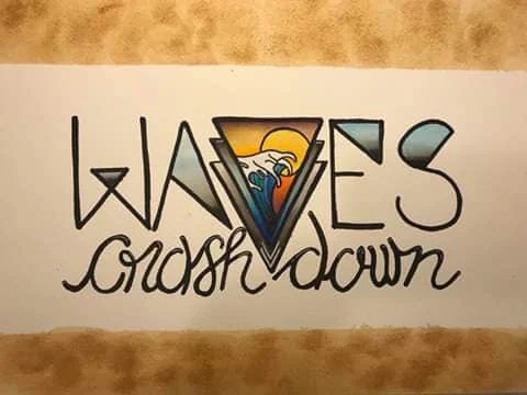 Waves Crash Down