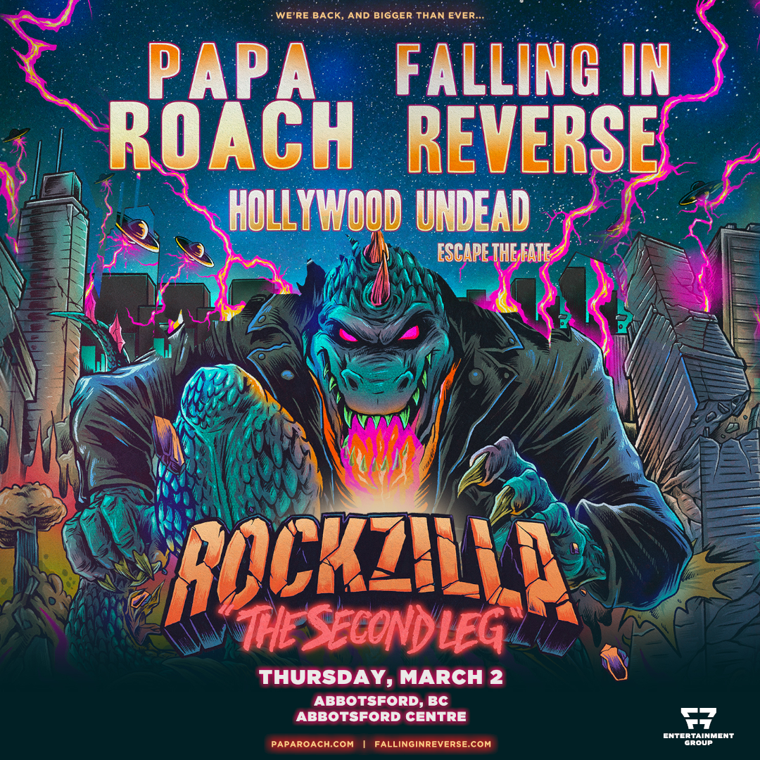 Papa Roach, Falling in Reverse, Hollywood Undead, Escape the Fate 