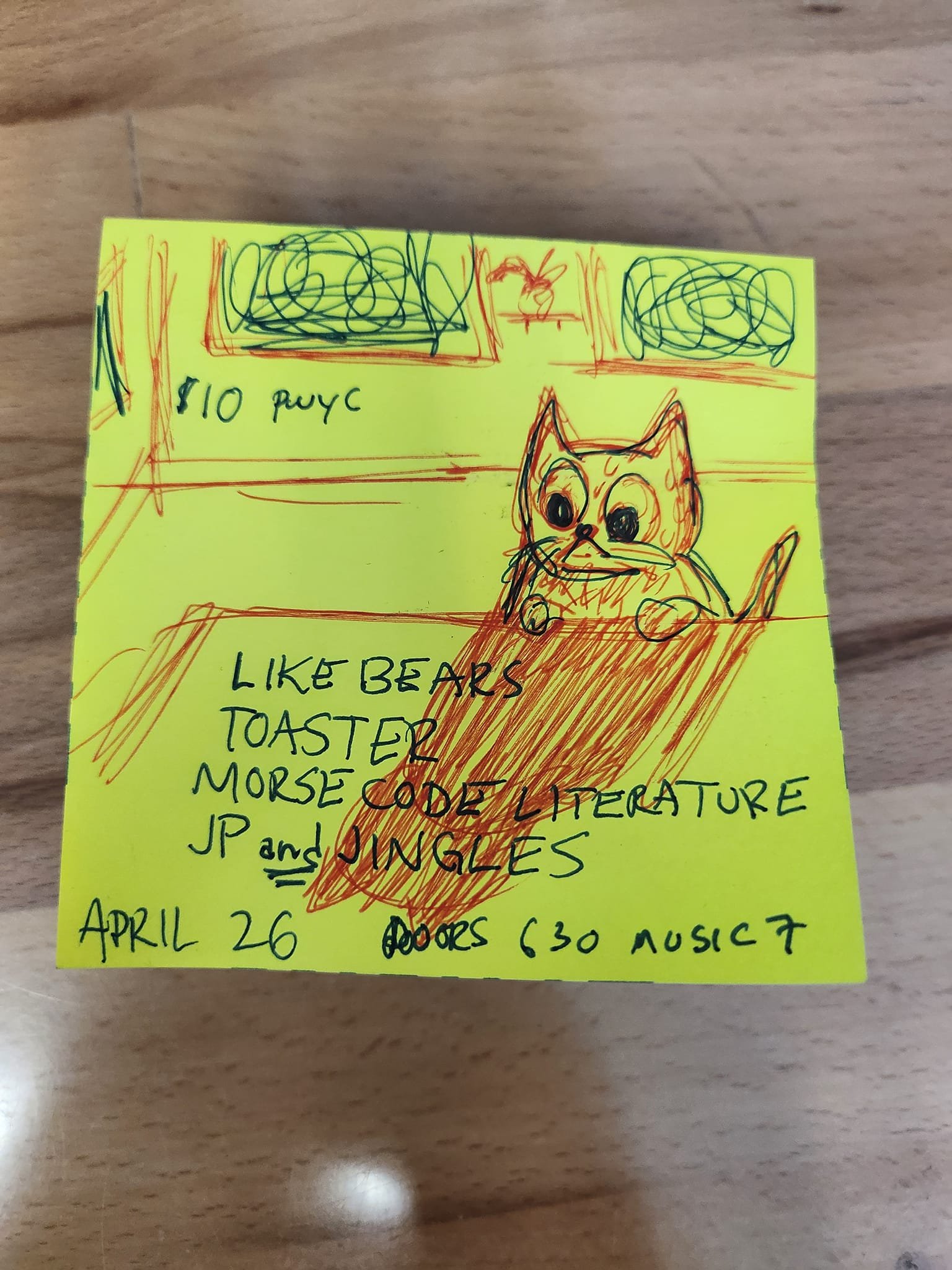 Like Bears, Toaster, Morse Code Literature, JP n' Jingles