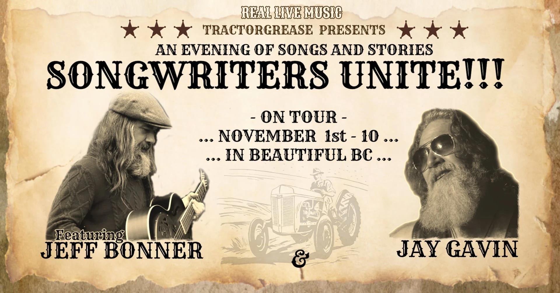 Songwriters Unite w/Jay Gavin &amp; Jeff Bonner