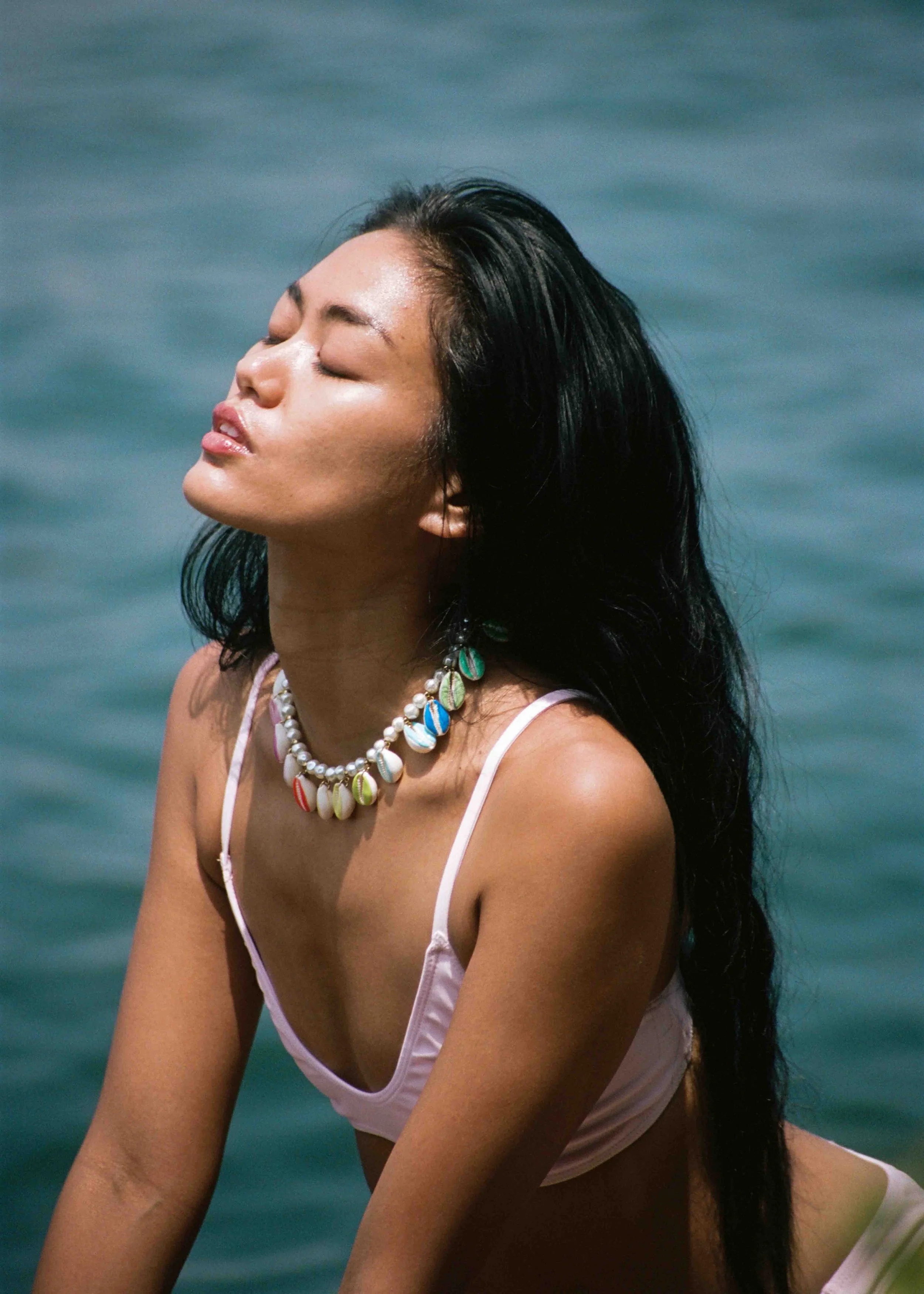  35mm film photos captured by photographer Susan Berry (BerryFace) in Lake Atitlan, Guatemala for Gooseberry Intimates.  Susan Berry produced the photoshoot remotely for the swimwear and lingerie brand and traveled to the location to capture a pictur