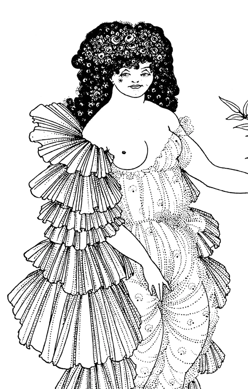 Original drawing by Aubrey Beardsley