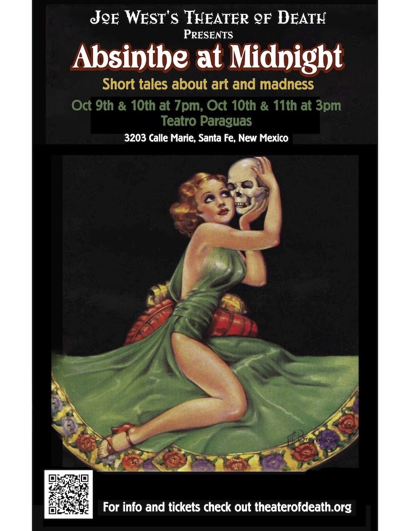 Teatro Paraguas presents Joe West's Theater of Death: Absinthe at Midnight
