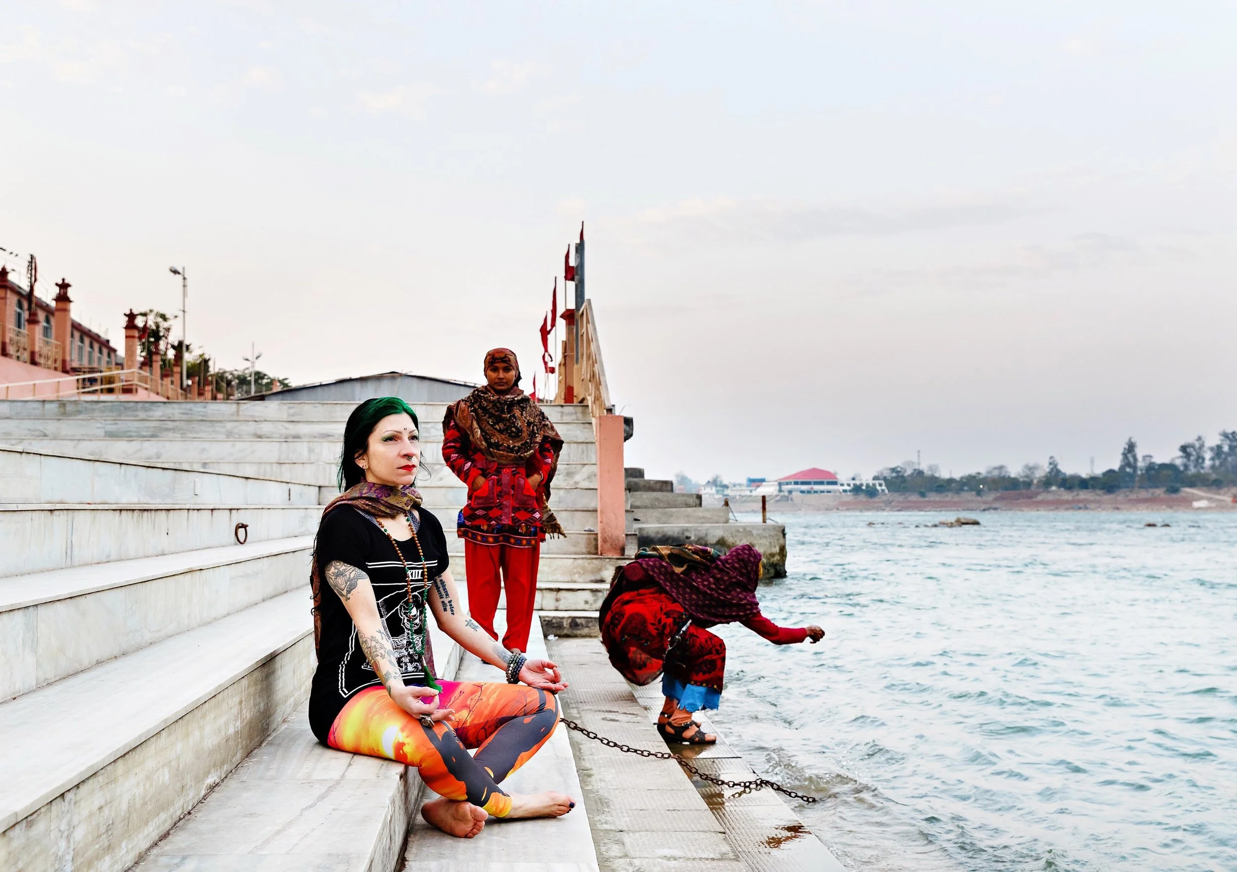 The River Ganges. Jai Ganga Ma! North India. Photo by Nousha Salimi.