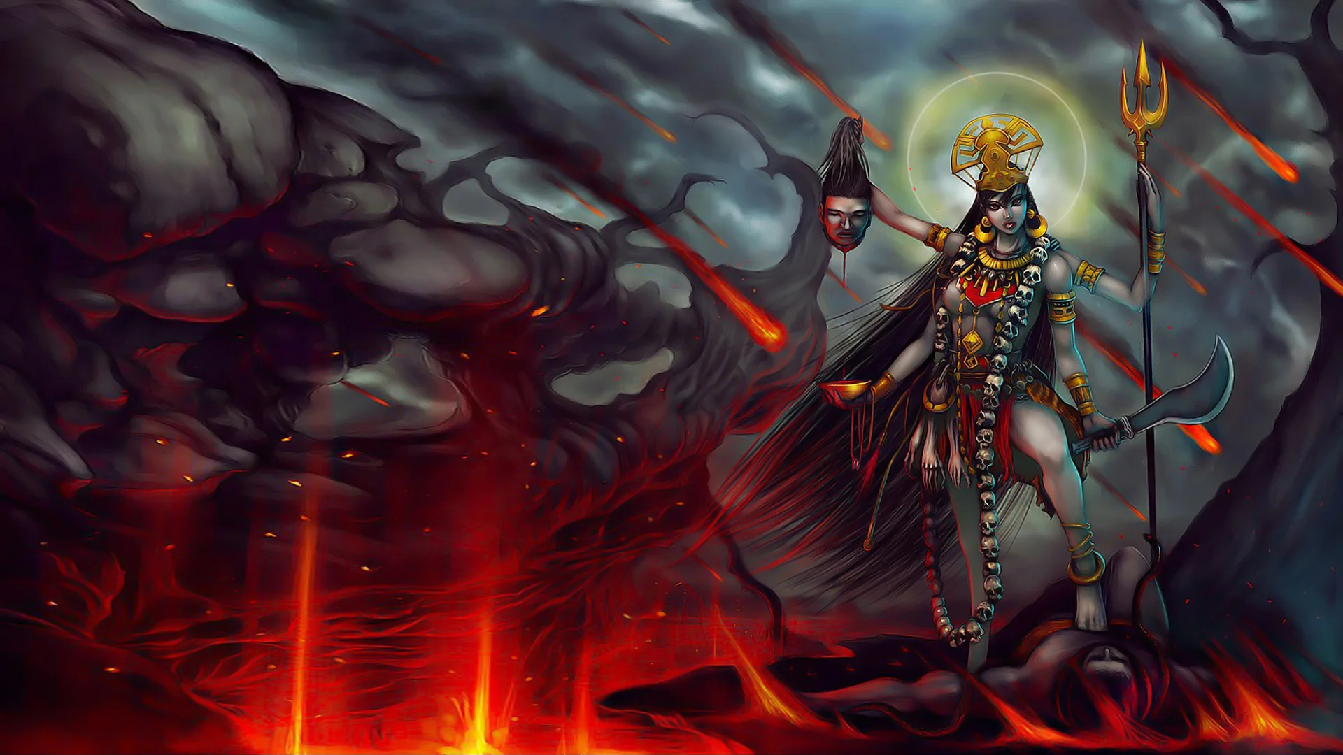 Here is some modern Kali wallpaper for you by WiseManFear!