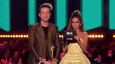 Moving image: award show announces saying “employment!”