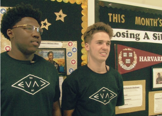 Eleventh grade students, Christopher Burgess and Billy Luper are spearheading the campaign. They are calling it "Your Story is Mine." The teen created a bulletin board that, every month, highlights different challenges students face.
