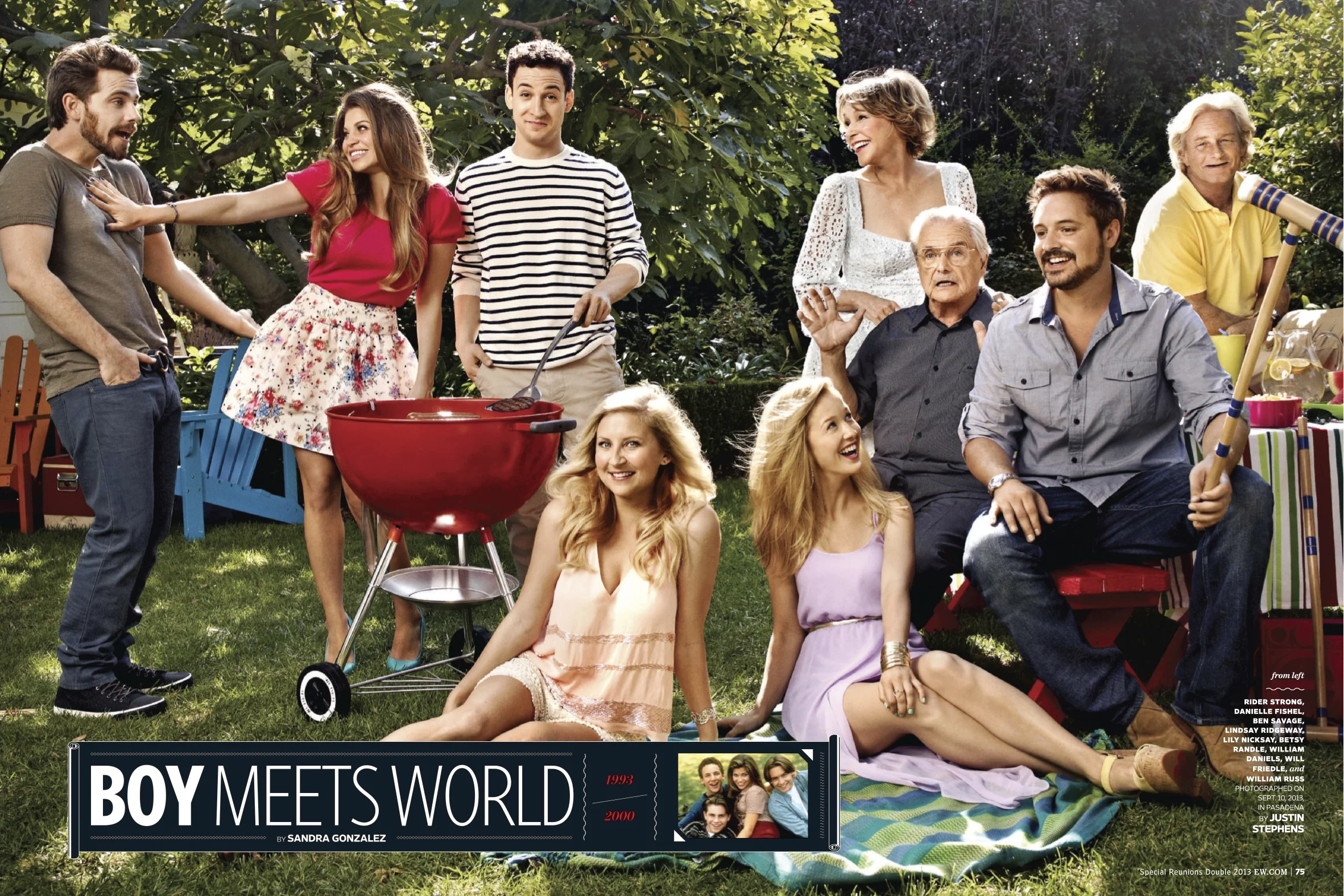 Boy Meets World // Entertainment Weekly // Cr: Justin Stephens