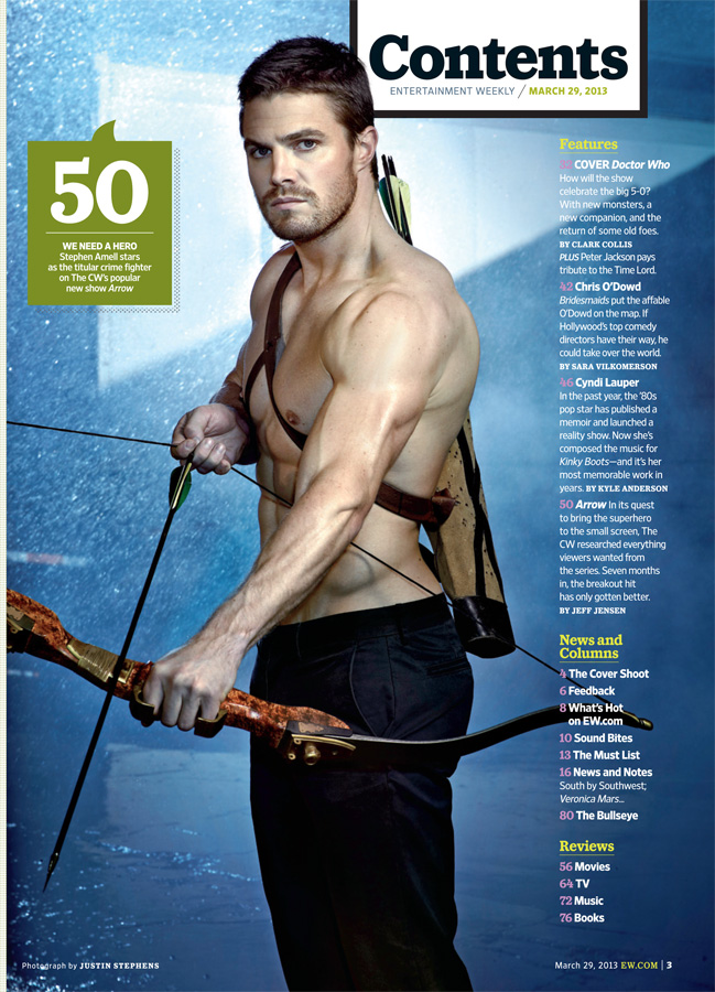 Stephen Amell // Entertainment Weekly // Cr: Justin Stephens