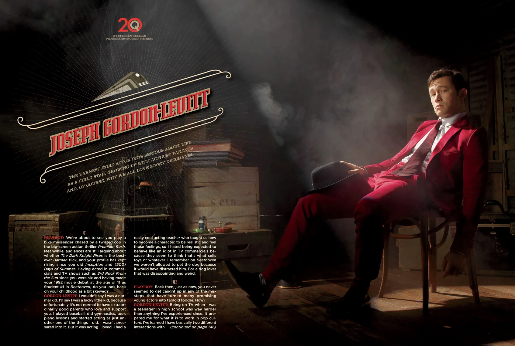 Joseph Gordon-Levitt // Playboy // Cr: Justin Stephens