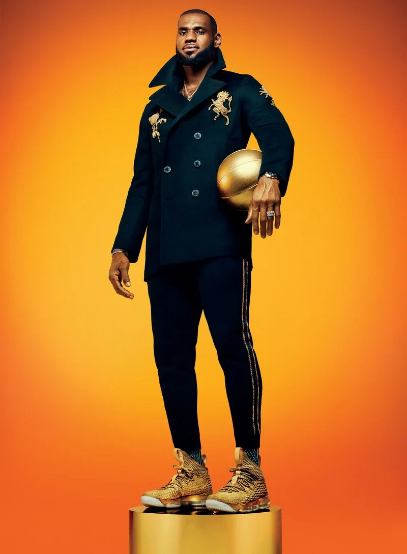 Lebron James // GQ // Cr. Pari Dukovic