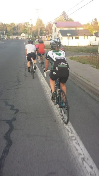 Tue Night Casual Road Ride