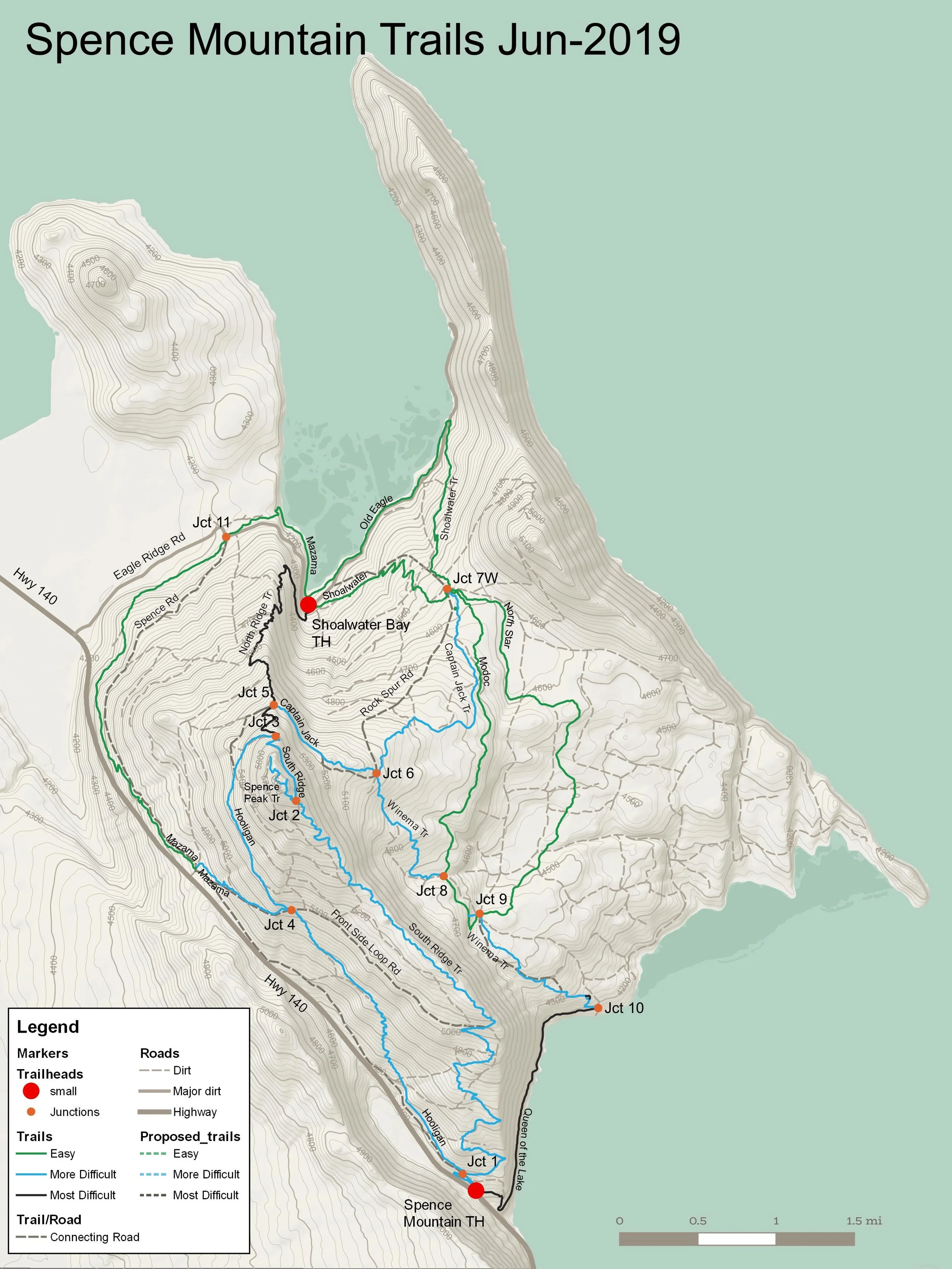 Zach's Bikes Spence Mountain Trail System
