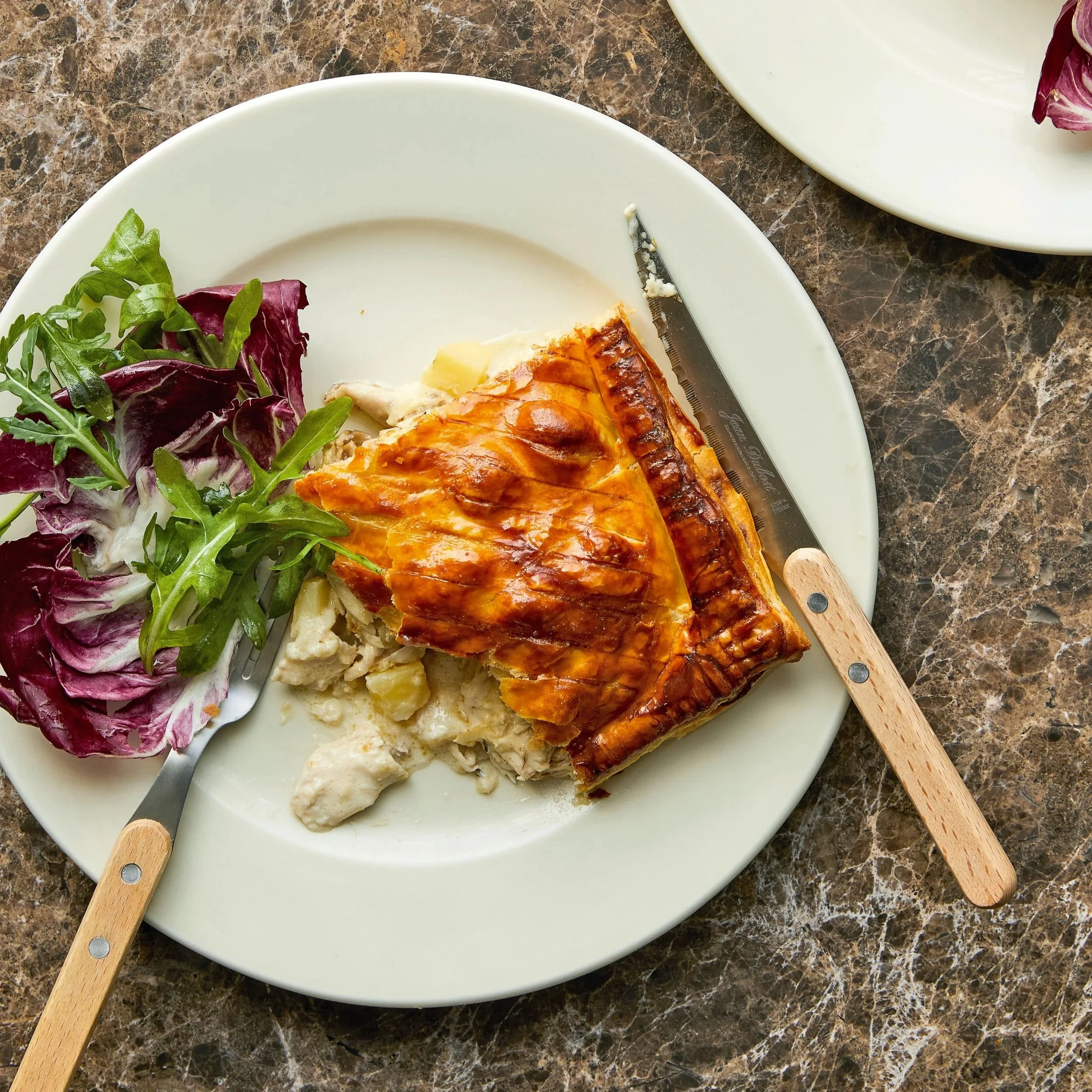 Ed Smith’s Chicken, Potato and Comté Pillow Pie 