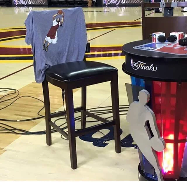 Jumpshot Jesus on Court at the 2016 NBA Finals