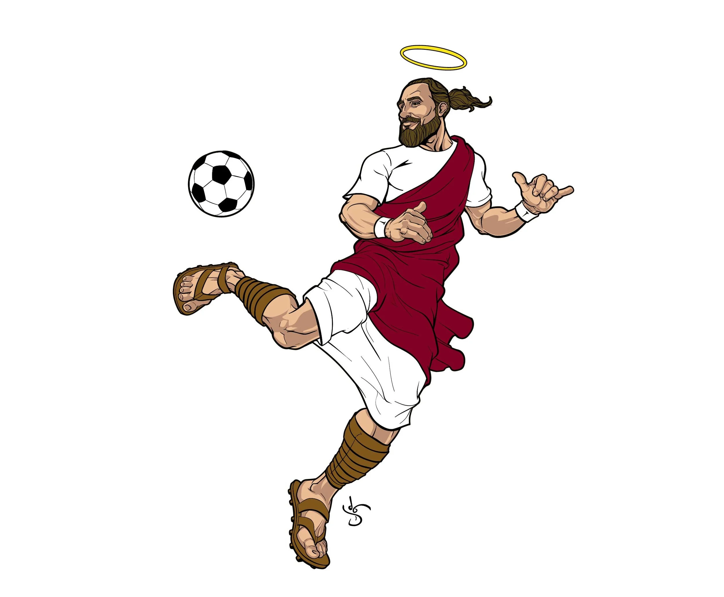 Jesus Kickin' It by Jason Kuczek