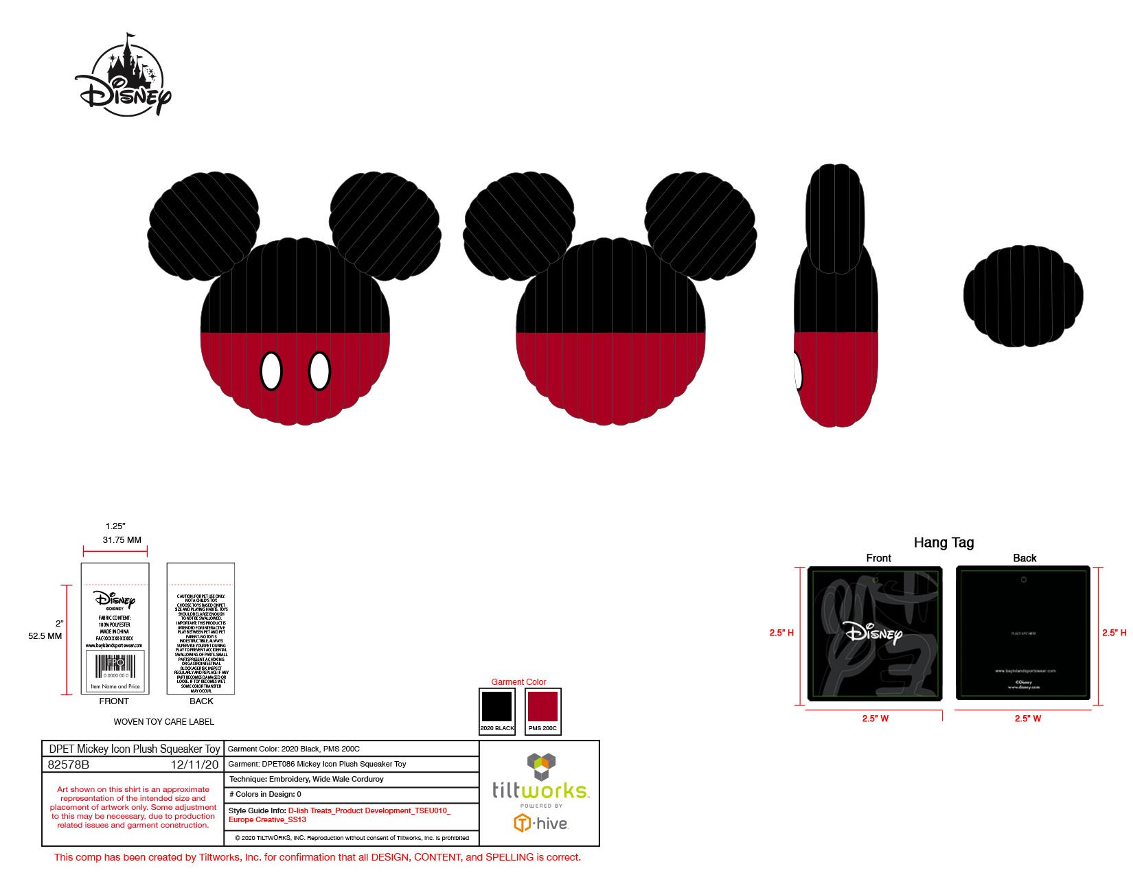 82578B DPET Mickey Icon Plush Squeaker Toy CMP.jpg