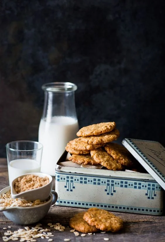How can one resist a great Australian ANZAC biscuit! Image Credit: Pinterest