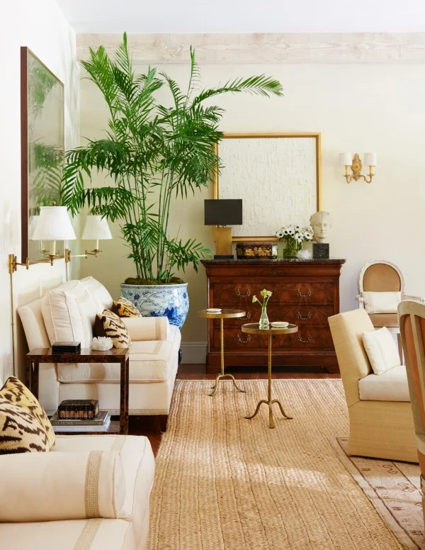 Bringing palms, fiddle leafs and indoor trees inside your interiors, softens and adds instant beauty into your home.