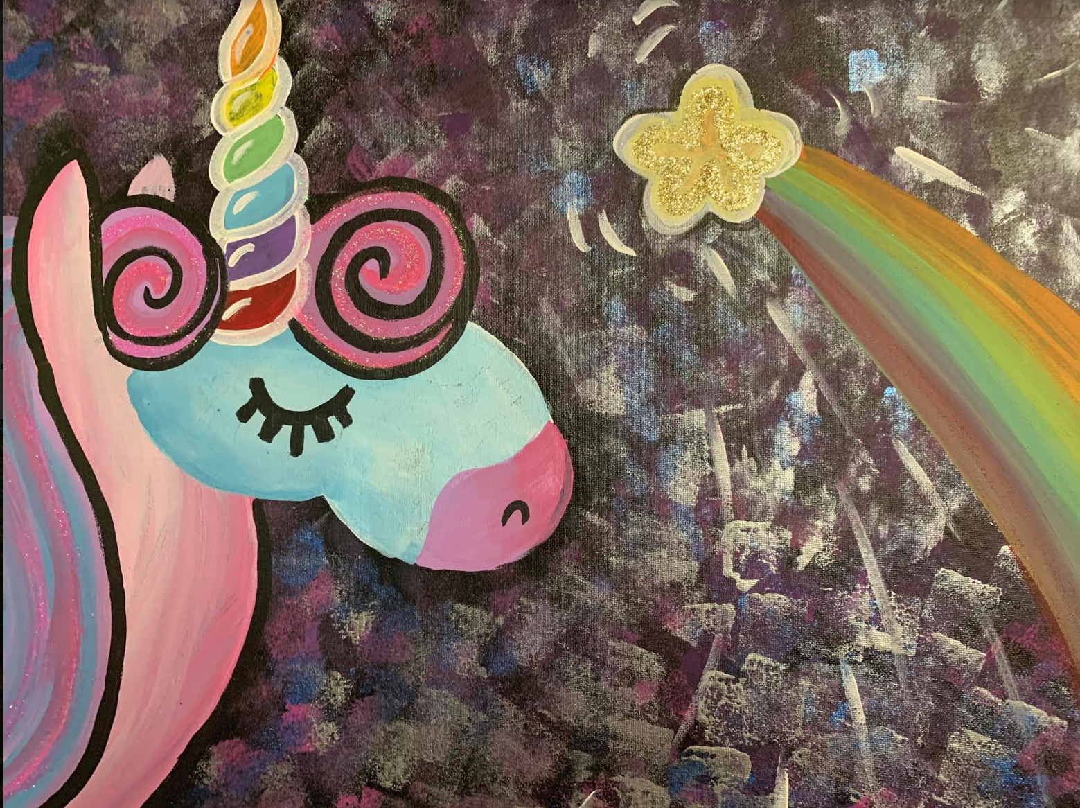 Unicorn with Shooting Star