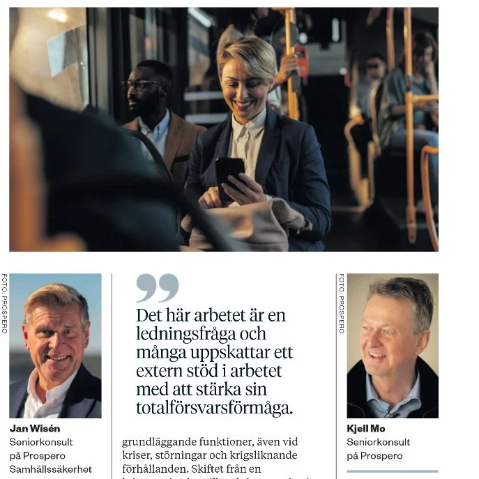 Publicering: Kommunerna och utveckling av det civila försvaret