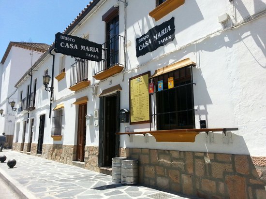 Restaurant close to luxury villa rental La Cazalla in Ronda, Spain