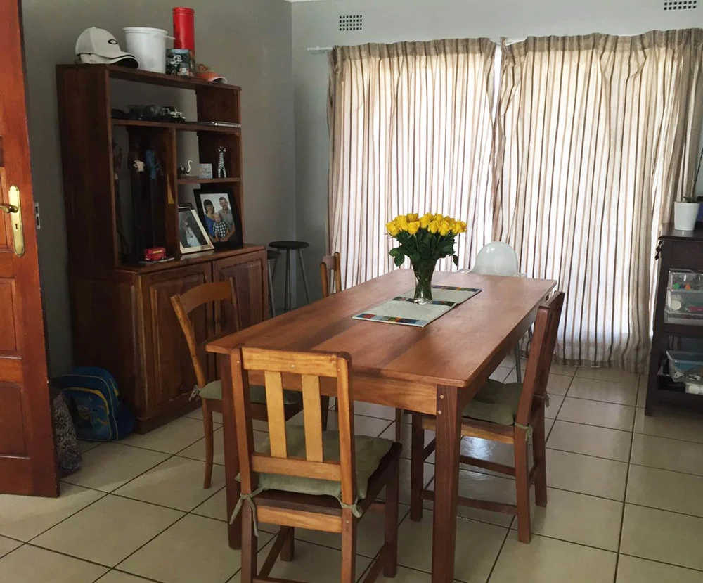 Dining room before