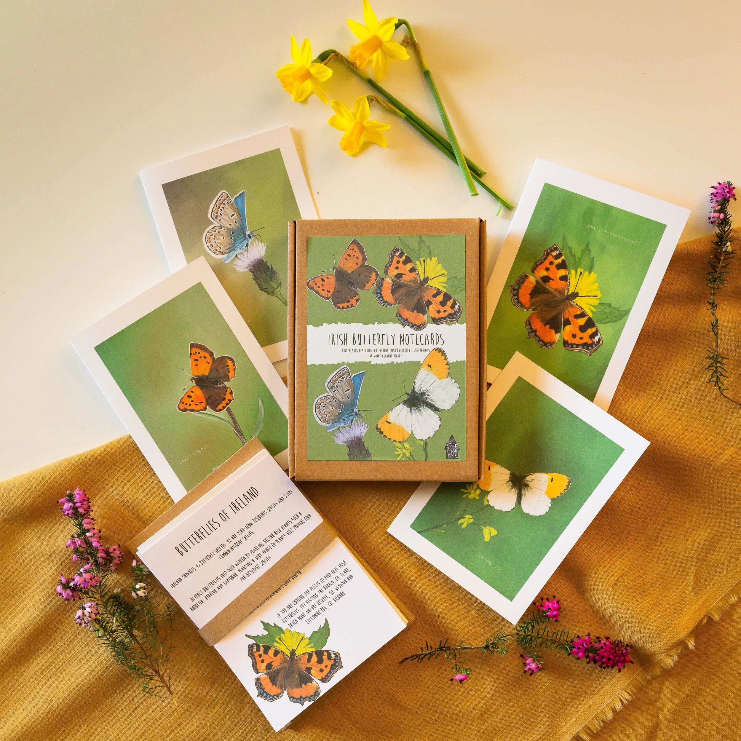 Irish Note Card Irish Butterfly - notecard set — Storehouse Arts