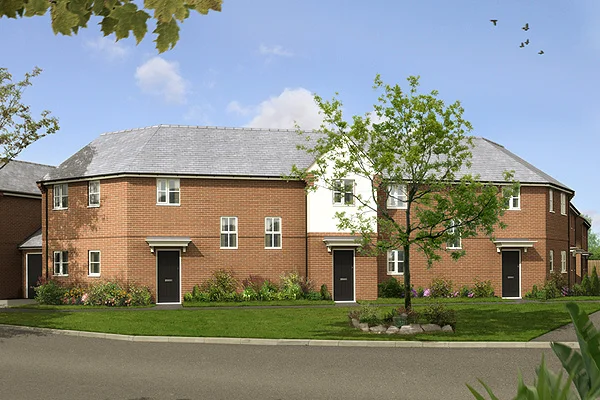 Chamfered terrace