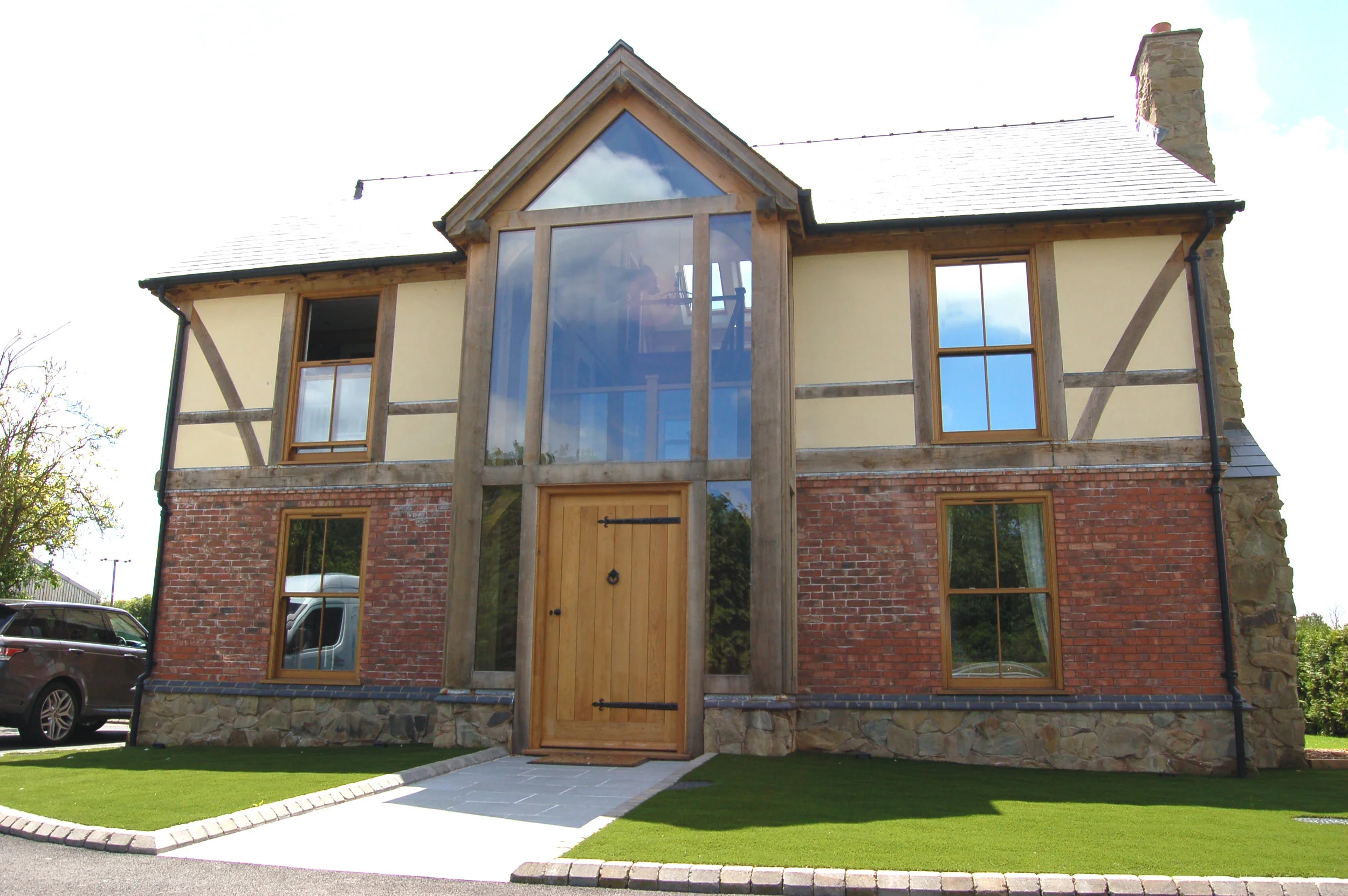 Front View of Completed House