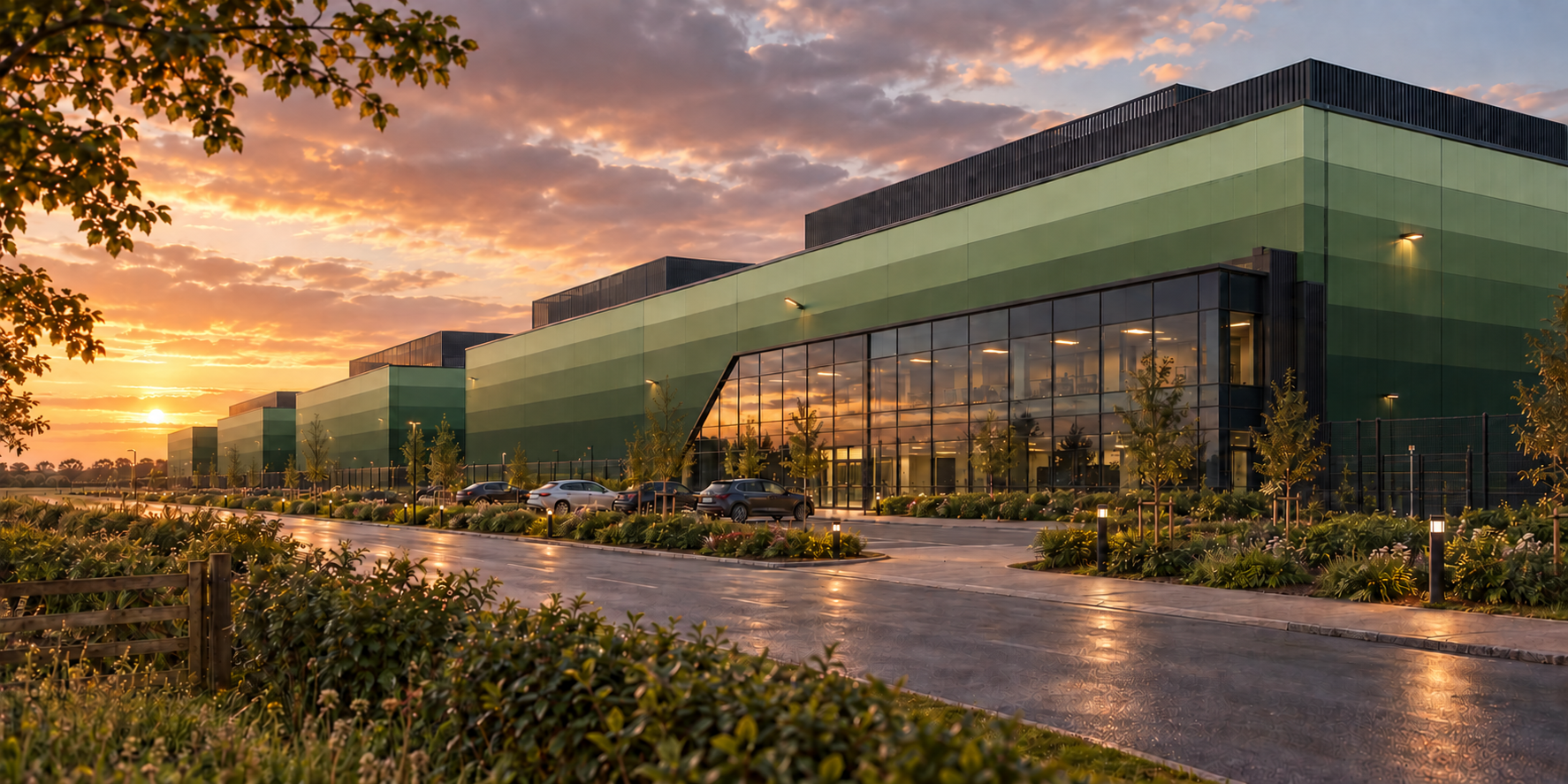 Data Centre View from the Road