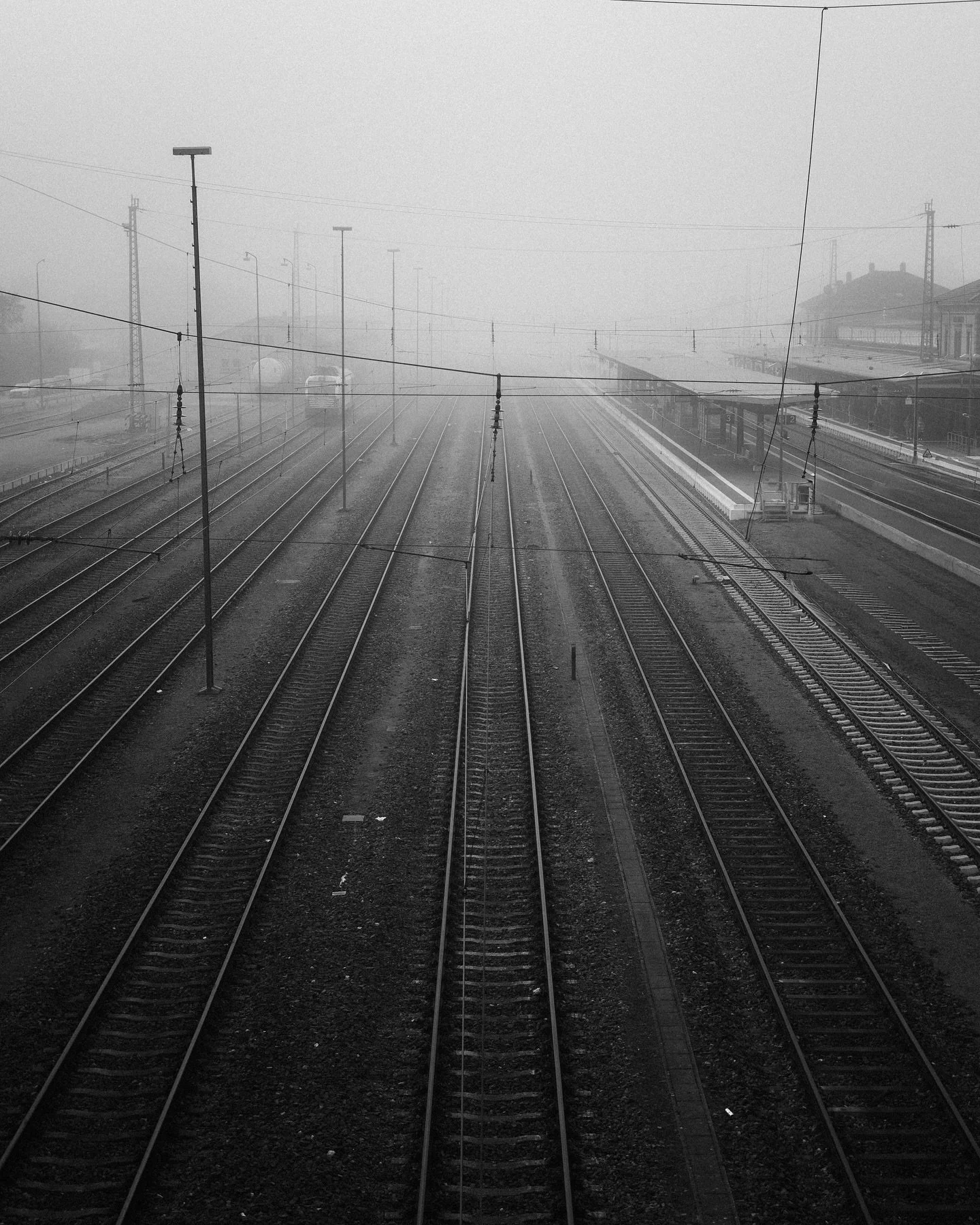 A foggy autumn morning. 

These photos were taken during my morning stroll. I love how the fog creates an atmosphere, making even the simplest things seem mysterious.

[1-11] Which photo do you like best?