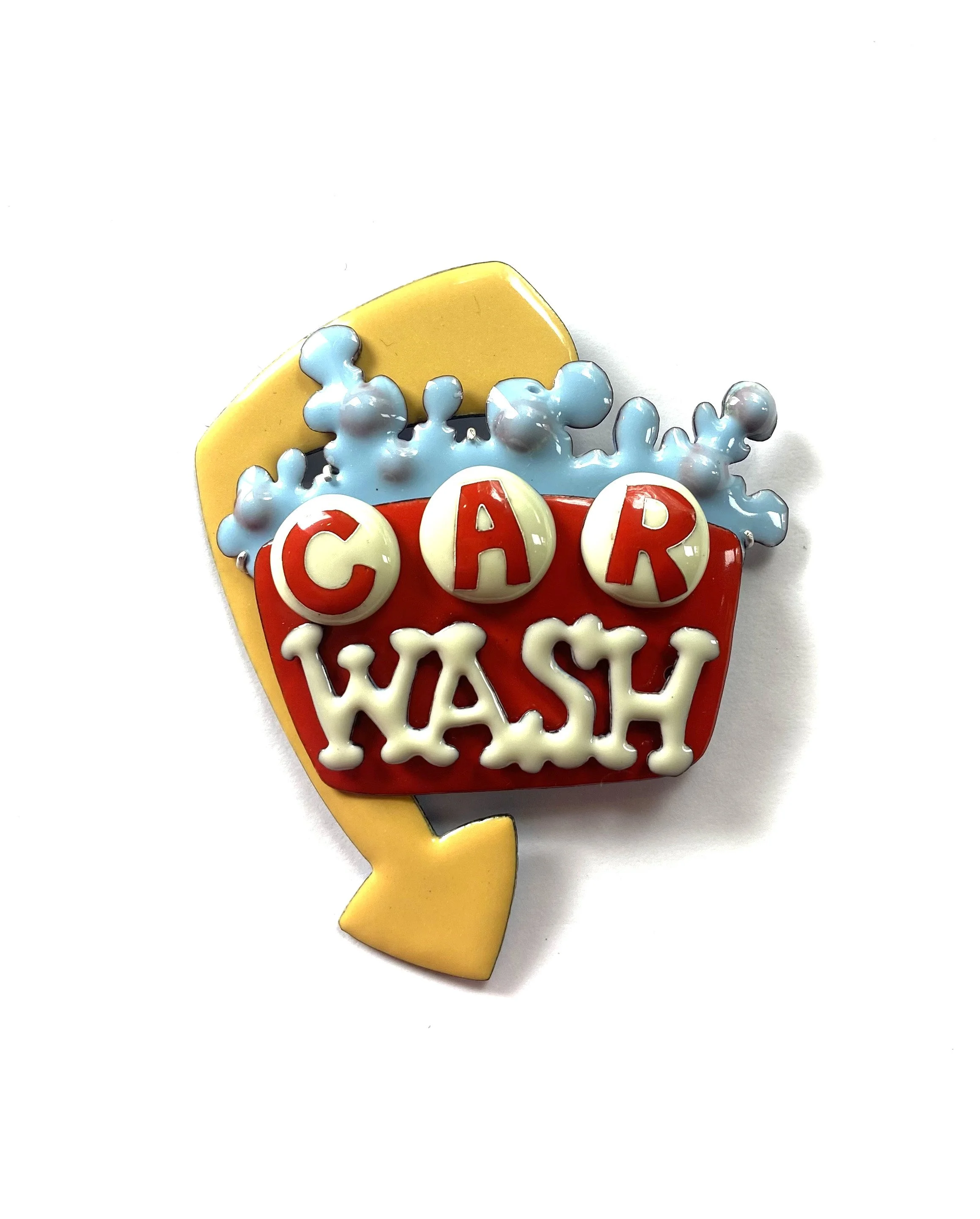 Car Wash Brooch