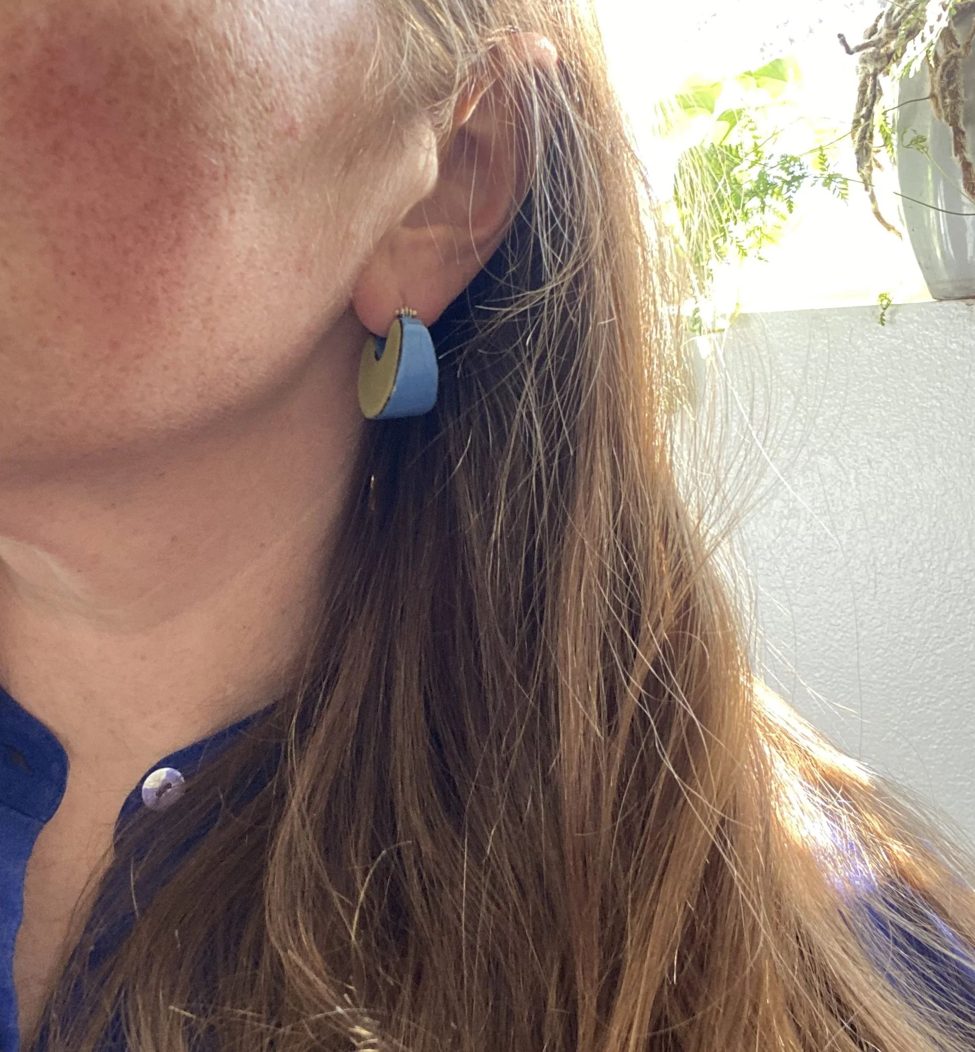 Green blue puff earring model.jpg