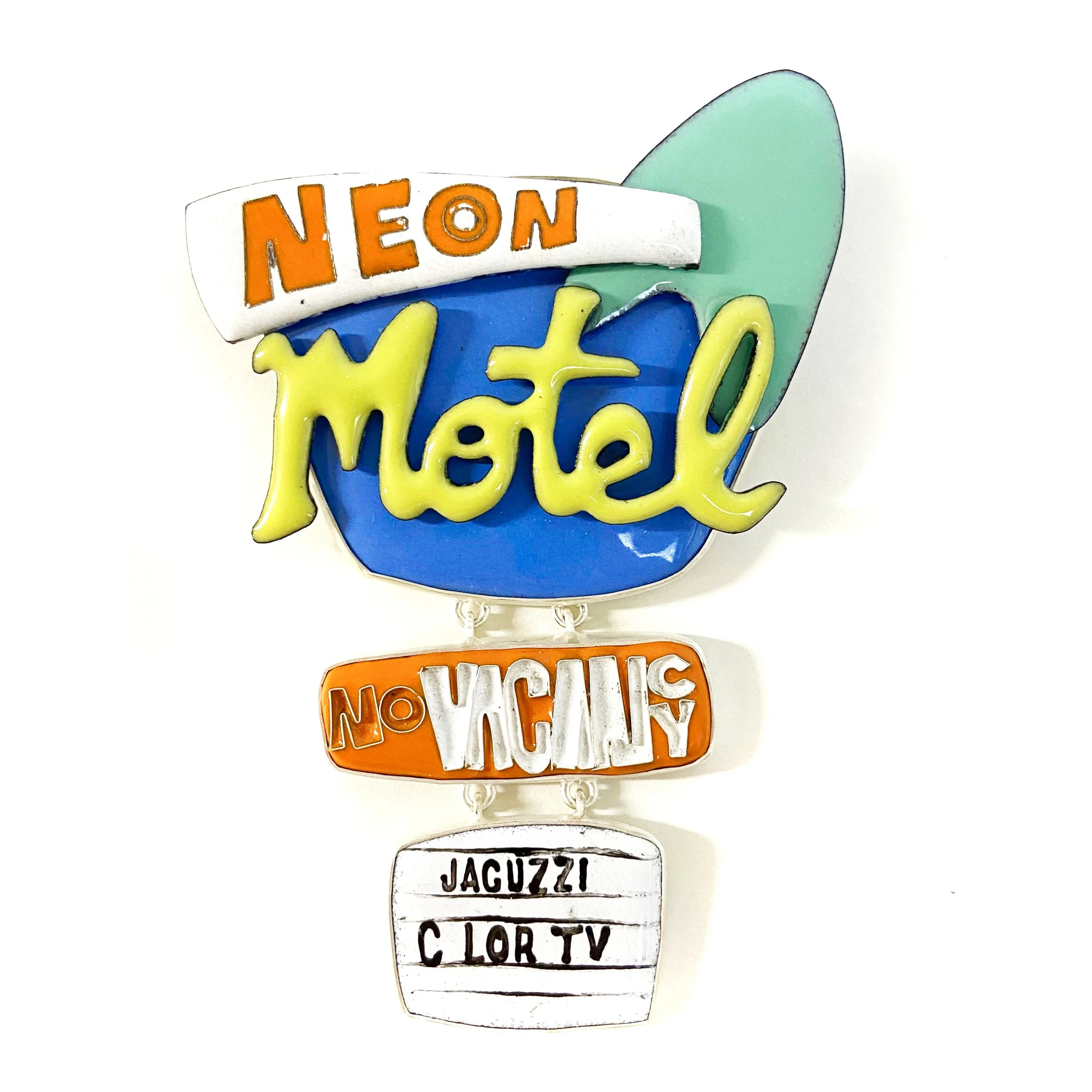Neon Motel Brooch