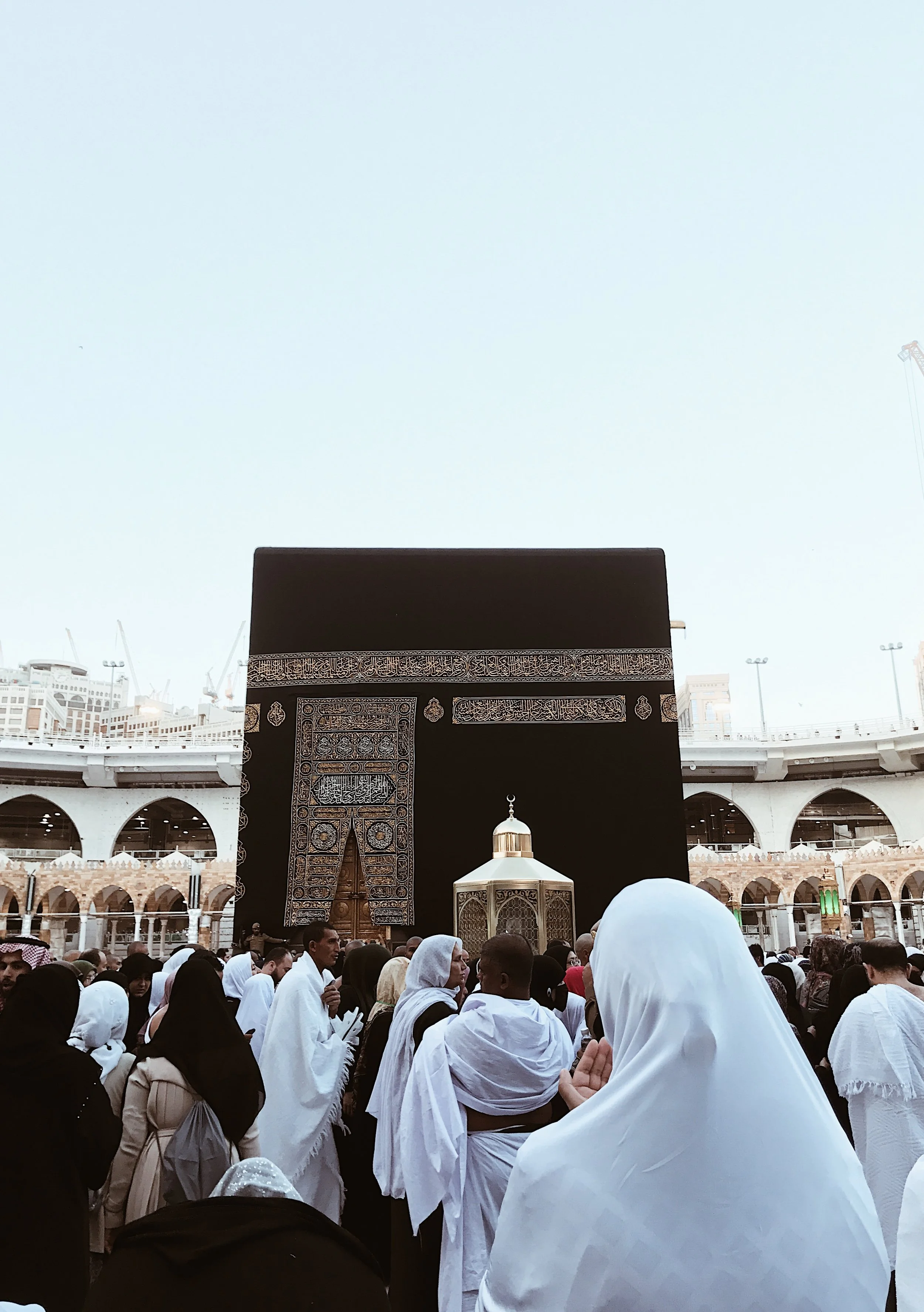  Once the Tawaaf is finished, one must step aside and offer a prayer.  