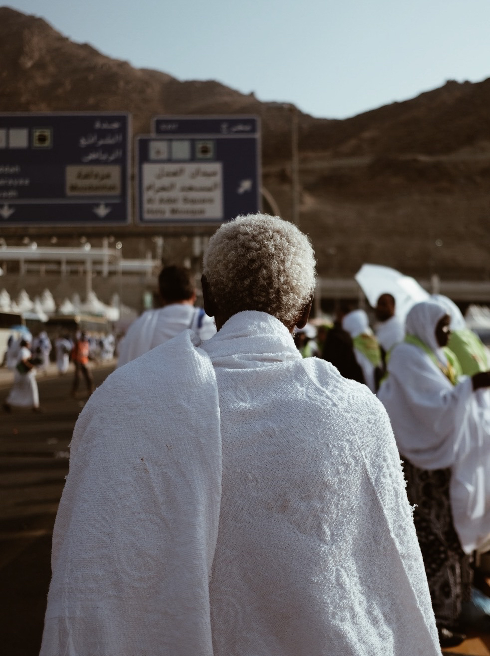 By now pilgrims have re-entered the state of ihram.