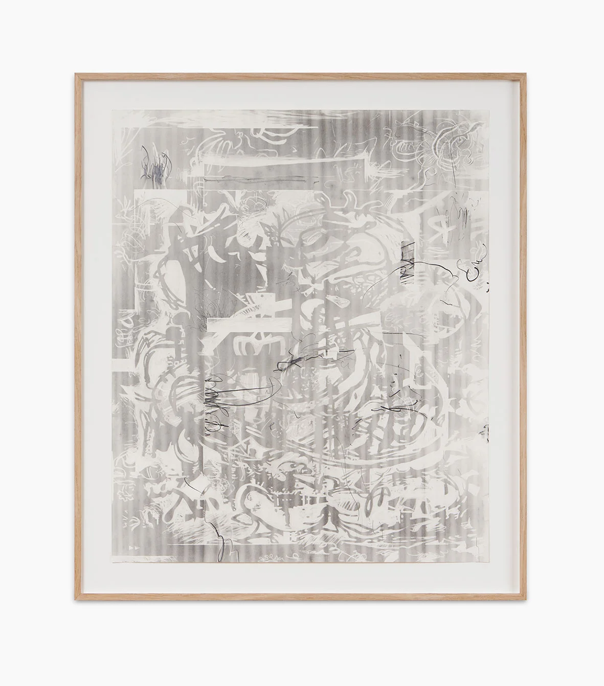Jan-Ole Schiemann Osc Mix (series) 2016 Graphit auf Papier 60 x 50 cm