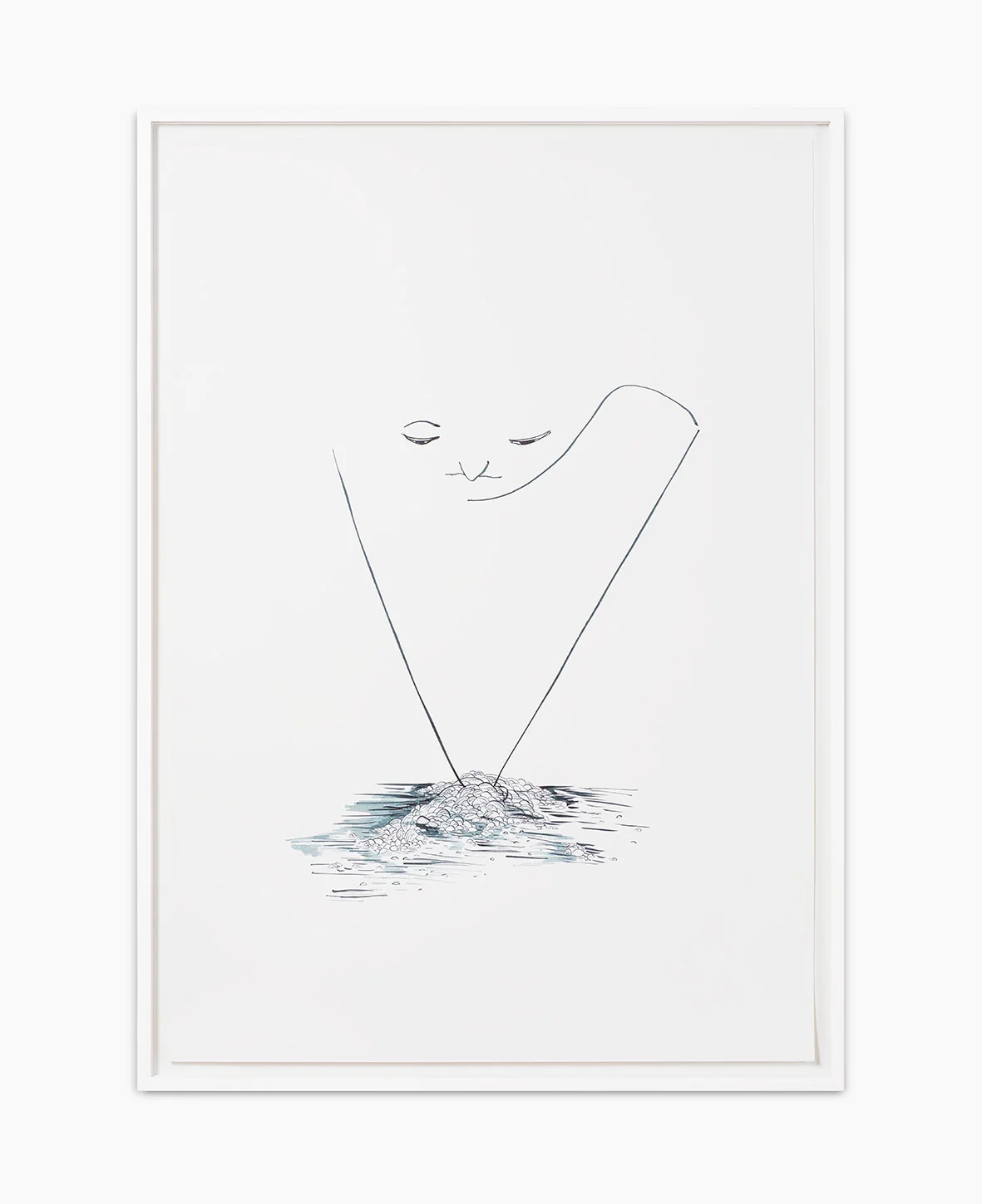 Benjamin Houlihan dishwasher 2015 Tusche auf Papier 100 x 70 cm