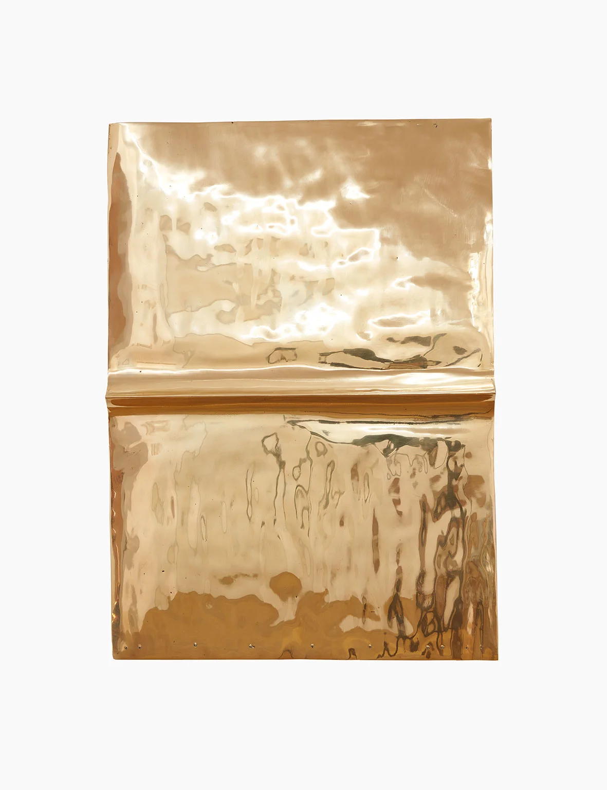 Mike Meiré ELEMENT 79, (ETERNAL NEWS SERIES) 2016 Bronze 48 x 34,5 x 2 cm