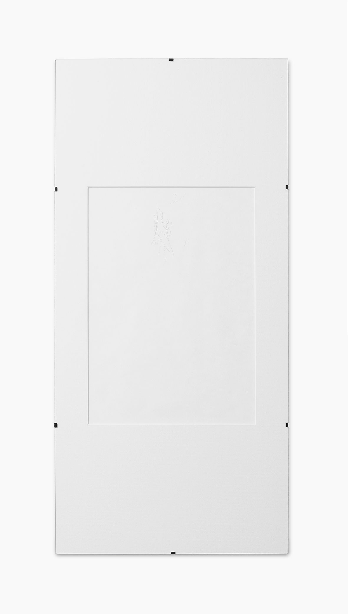 Philip Seibel Ohne Titel 2016 Bleistift auf Papier 59 x 28 cm