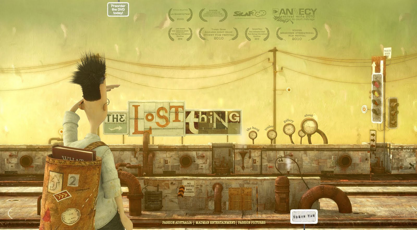 "The Lost Thing" av Shaun Tan, er både en prisbelønnet bok og film.