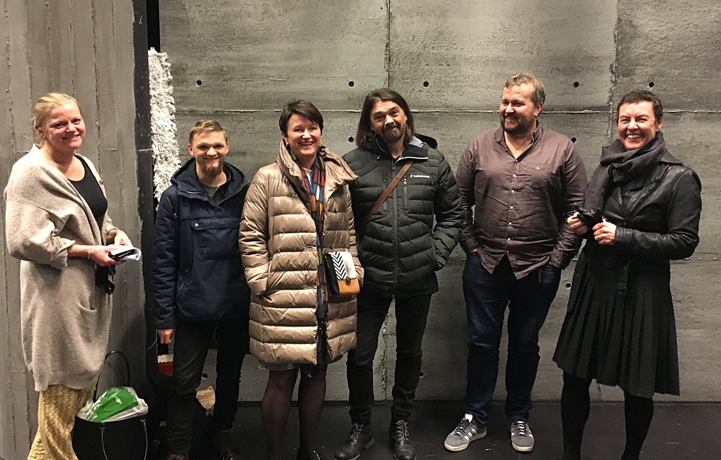Nina Godtlibsen, Daniel Nørbech, Lin Marie Holvik, Arne Nøst, Bjørn Ravn Carlsen, Ellen Math Henriksen. Foto: Kjetil Moen