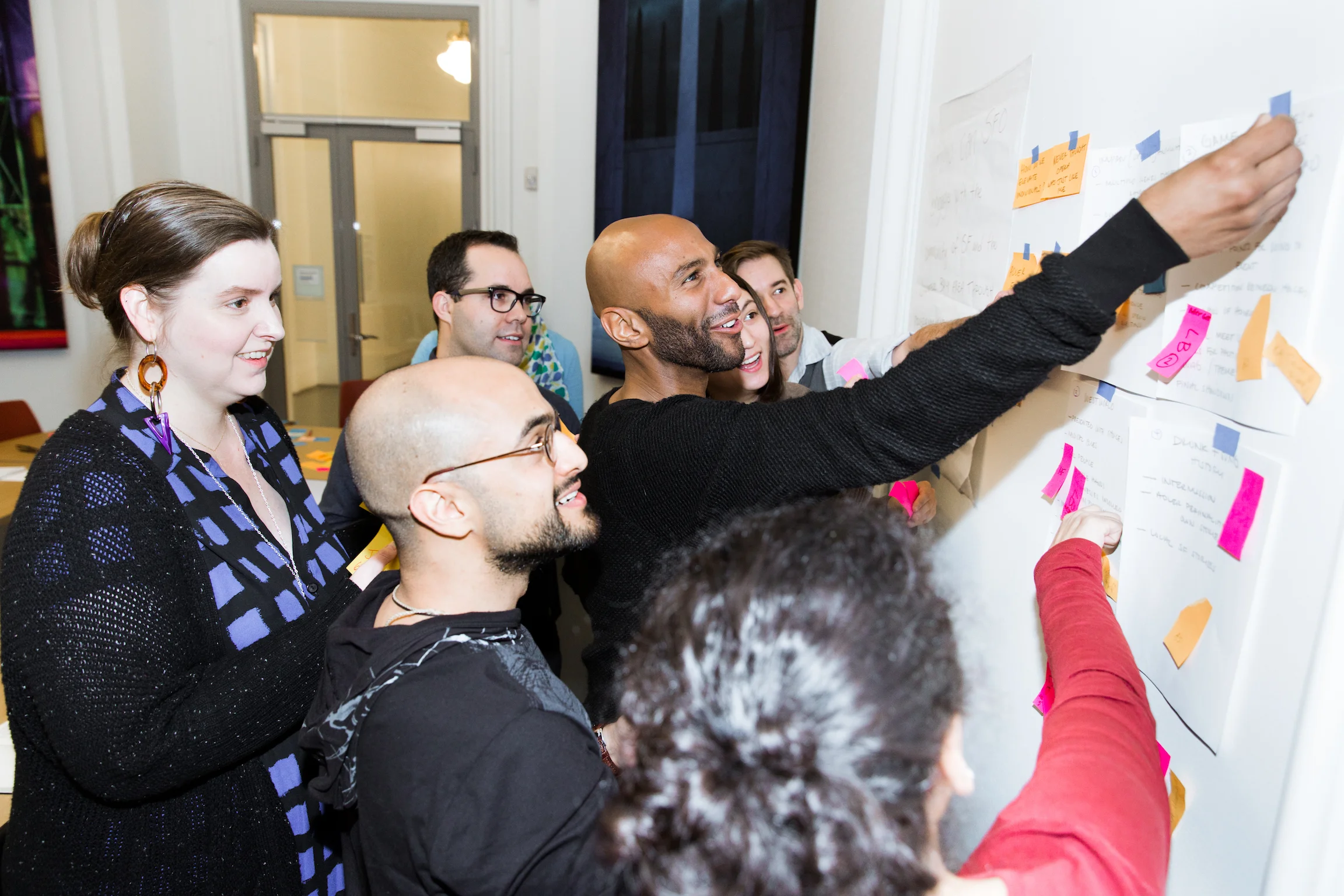 Rav (second from left) and SF Opera team engaging in a design session in San Francisco. All photos by Patrick Beaudouin